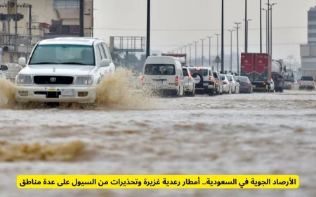 تحذيرات هامة من الأرصاد السعودية: أمطار رعدية غزيرة وسيول متوقعة في عدة مناطق