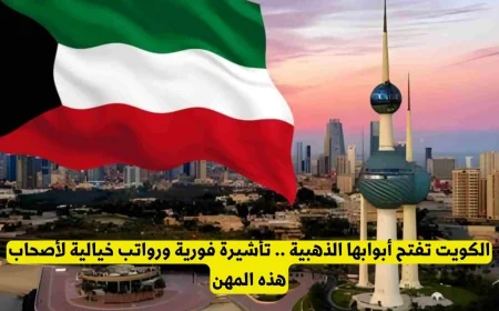 الكويت تعلن عن تأشيرات فورية ورواتب متميزة للأخصائيين في هذه المهن