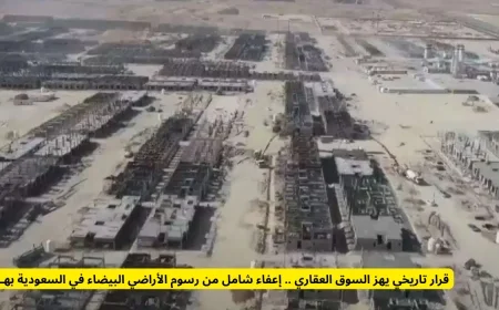 إعفاء شامل من رسوم الأراضي البيضاء يهز السوق العقاري في السعودية في قرار تاريخي