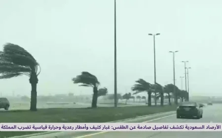 الأرصاد السعودية تكشف تفاصيل مثيرة للقلق حول الطقس غبار كثيف وأمطار رعدية ودرجات حرارة قياسية تجتاح المملكة