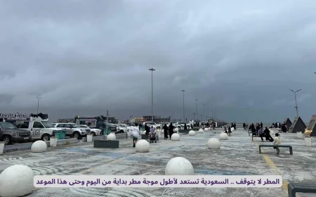 السعودية تستعد لموجة مطر غير مسبوقة تبدأ اليوم وتستمر لأطول فترة