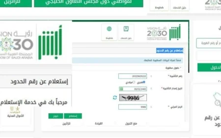 كيفية الاستعلام عن رقم الحدود بسهولة عبر منصة أبشر