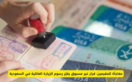 قرار غير مسبوق يُحدث تغييراً في رسوم الزيارة العائلية للسعودية – مفاجأة للمقيمين