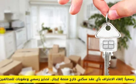 إلغاء الاعتراف بعقود السكن خارج منصة إيجار: تحذير رسمي وعقوبات صارمة للمخالفين