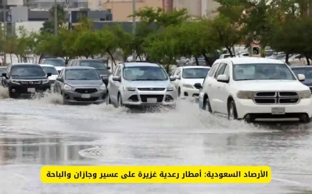 أمطار غزيرة ورعدية تضرب عسير وجازان والباحة تحذيرات من الأرصاد السعودية