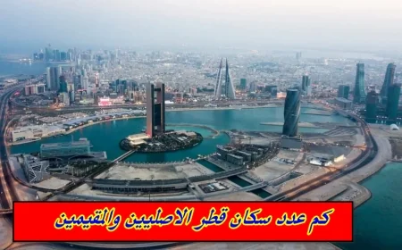 اكتشف الآن عدد سكان قطر 2023 الأصليين والمقيمين بالتفصيل