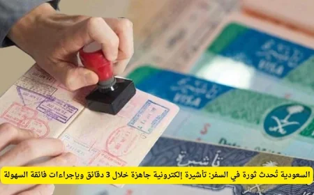 السعودية تُحدث تحولًا جذريًا في السفر مع تأشيرة إلكترونية تُنجز في 3 دقائق بإجراءات سهلة للغاية