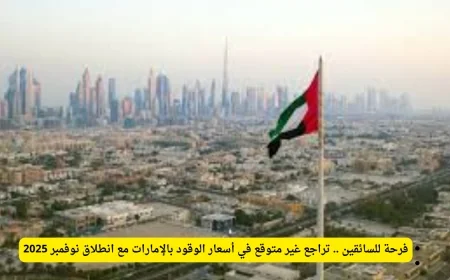 فرحة كبيرة للسائقين مع انخفاض مفاجئ في أسعار الوقود بالإمارات في عام 2025