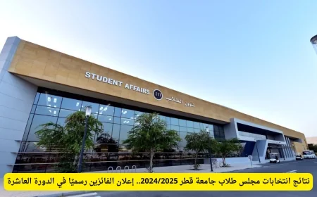 الفائزون رسميًا في الدورة العاشرة: نتائج انتخابات مجلس طلاب جامعة قطر 2024/2025