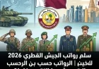 تعرف على سلم رواتب الجيش القطري 2026 والشروط الكاملة للتقديم والترقيات حسب الرتب