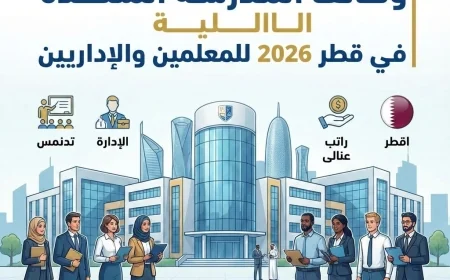 فرص عمل مغرية في قطر 2026: وظائف للمعلمين والإداريين في المدرسة المتحدة الدولية برواتب ومزايا مميزة