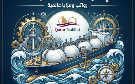 اكتشف 60 فرصة وظيفية بحرية وهندسية نادرة في شركة ناقلات قطر 2026 برواتب ومزايا تنافسية عالمية