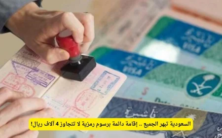 إقامة دائمة في السعودية برسوم رمزية لا تتجاوز ٤٠٠٠ ريال تثير إعجاب الجميع
