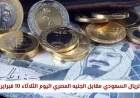 تعرف على سعر الريال السعودي اليوم مقابل الجنيه المصري في البنوك المصرية الثلاثاء 10 فبراير 2026