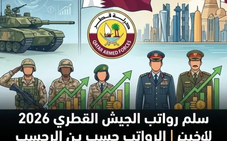 رواتب الجيش القطري 2026: تعرف على الرواتب والرتب وشروط التقديم بالكامل