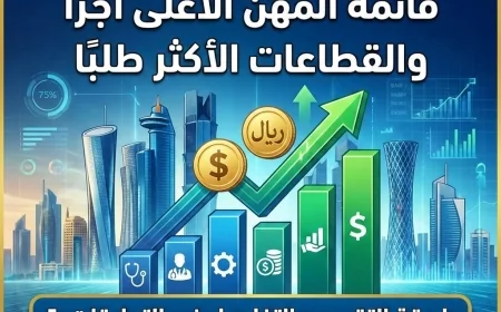 اكتشف أعلى الرواتب في قطر 2026 قائمة بأعلى المهن أجرًا والقطاعات الأكثر طلبًا