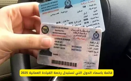 الدول التي تقبل استبدال رخصة القيادة العمانية: قائمة شاملة للأماكن المعترف بها