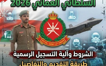 التسجيل مفتوح لتجنيد ضباط الجيش السلطاني العماني 2026 الشروط وآلية التقديم الرسمية