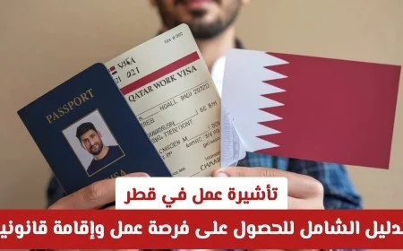 دليلك الشامل للحصول على تأشيرة عمل في قطر وفرص الإقامة القانونية