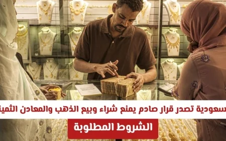 السعودية تفاجئ الجميع بقرار صادم يحظر بيع وشراء الذهب والمعادن الثمينة إلا بشروط جديدة