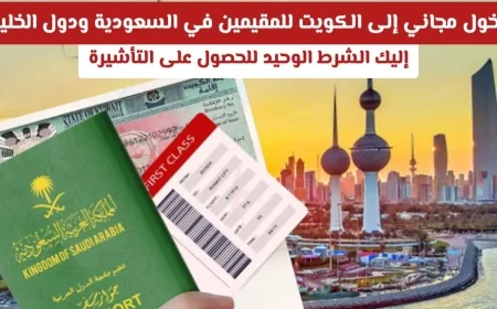 فرصة دخول مجاني للكويت للمقيمين في السعودية ودول الخليج تعرف على الشرط الوحيد للحصول على التأشيرة