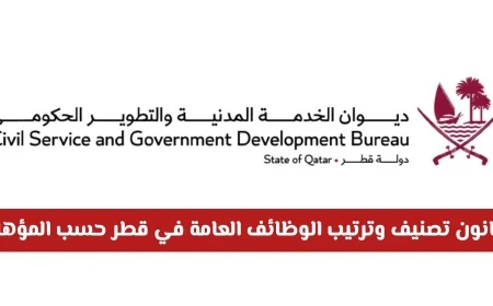 قانون جديد في قطر 2026: تحديث تصنيف وترتيب الوظائف العامة وفق المؤهلات (جميع التفاصيل)