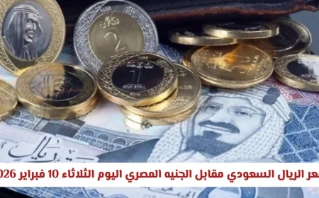 تعرف على سعر الريال السعودي اليوم مقابل الجنيه المصري في البنوك المصرية الثلاثاء 10 فبراير 2026