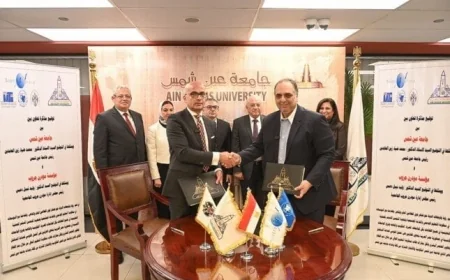 جامعة عين شمس ومؤسسة مودرن جروب تتعاون لإنشاء شراكة أكاديمية مبتكرة