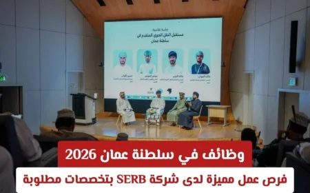 فرص وظيفية مميزة في سلطنة عمان 2026 اكتشف تخصصات مطلوبة للتوظيف بشركة SERB وطريقة التقديم الآن