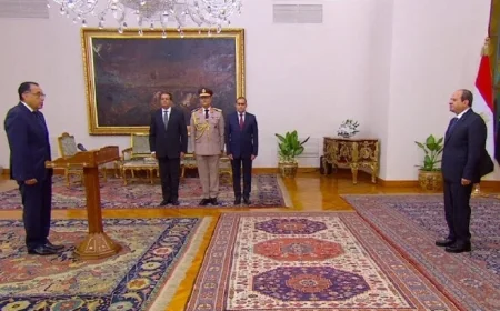 الوزراء الجدد يؤدون اليمين الدستورية أمام رئيس الجمهورية اليوم في حدث تاريخي