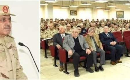 رئيس أركان حرب القوات المسلحة يقوم بجولة تفقدية في الأكاديمية العسكرية للدراسات العليا والاستراتيجية