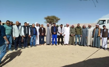 بحوث الصحراء يساهم في تعزيز مشروعات الإنتاج الحيواني والداجني لأهالي تجمع الباغة في جنوب سيناء