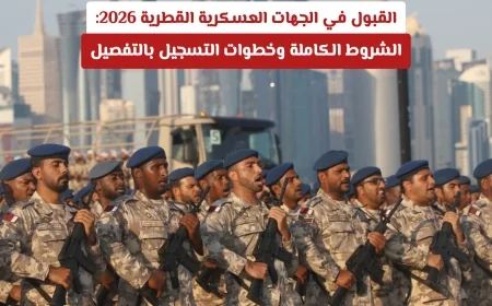 كل ما تحتاج معرفته عن متطلبات القبول في الجهات العسكرية القطرية 2026: الشروط والخطوات بالتفصيل