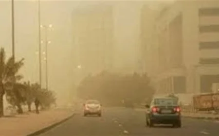 تحذيرات الأرصاد الجوية عن رياح مثيرة واضطراب بالملاحة اليوم الجمعة 13 فبراير 2026