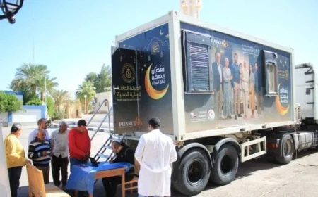 إطلاق العيادات المتنقلة في محافظات التأمين الشامل لتقديم خدمات الرعاية الطبية خلال رمضان
