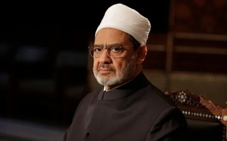 تهاني شيخ الأزهر للرئيس السيسي والشعب المصري بمناسبة قرب شهر رمضان المبارك