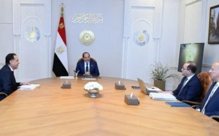 الرئيس السيسي يستعرض خطوات رفع رواتب موظفي الدولة والتسهيلات الضريبية الجديدة