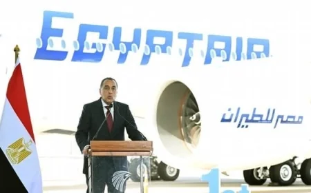 مدبولي يؤكد أهمية الطيران في تنقلات المواطنين والسياحة بفضل الطبيعة الجغرافية لمصر