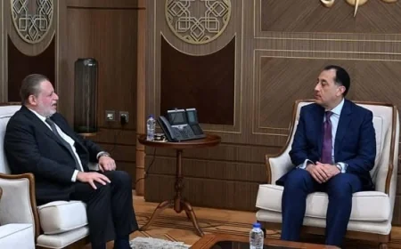 رئيس الوزراء يلتقي محافظ البنك المركزي لبحث قضايا اقتصادية حاسمة وأثرها على الاقتصاد الوطني