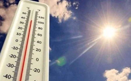 توقعات حالة الطقس اليوم تشير إلى رياح محملة بالغبار وارتفاع مستمر في درجات الحرارة