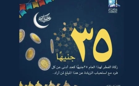 الإفتاء تحدد زكاة الفطر لعام 2023 بمبلغ 35 جنيهًا كحد أدنى للفرد