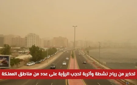 تحذير عاجل: رياح نشطة وأتربة تؤثر على الرؤية في مناطق متفرقة من المملكة تعرف على تفاصيل الطقس اليوم