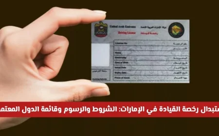 تعرف على تحديثات استبدال رخصة القيادة في الإمارات الشروط الرسوم والدول المعتمدة
