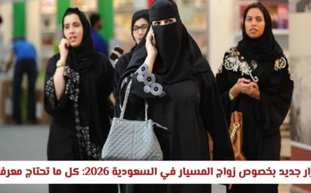 كل ما تحتاج لمعرفته حول قرار زواج المسيار الجديد في السعودية لعام 2026
