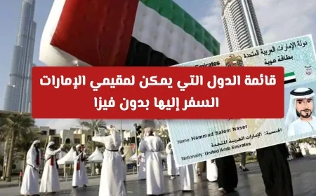 قائمة محدثة لعام 2026 الدول التي يمكن للمقيمين في الإمارات السفر إليها دون الحاجة لتأشيرة دخول