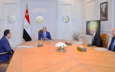 الرئيس السيسي يناقش مع مدبولي وعبد اللطيف خطوات الدولة لتعزيز جودة التعليم في مصر