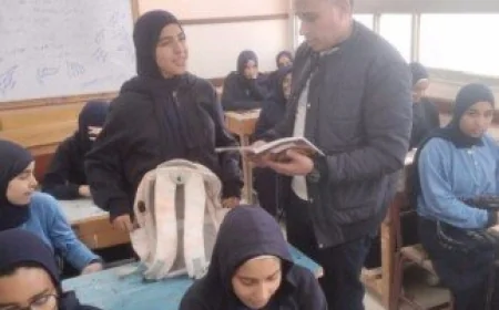 وكيل تعليم الجيزة يقوم بجولة مفاجئة لتفقد مدارس حدائق أكتوبر والشيخ زايد و6 أكتوبر