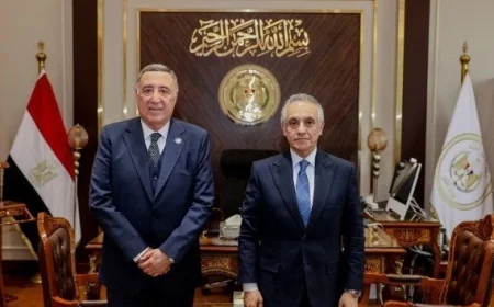 وزير العدل يلتقي رئيس المحكمة الدستورية العليا لتعزيز الشراكة في النظام القضائي