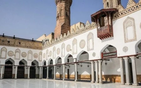 احتفال ضخم بالجامع الأزهر بمناسبة مرور 1086 عاماً على تأسيسه اليوم
