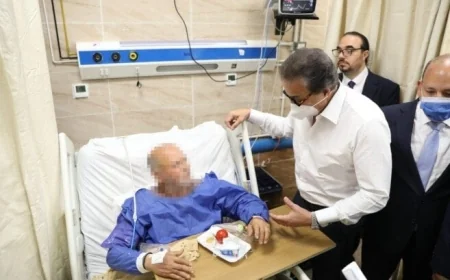 وزير الصحة يقوم بجولة تفقدية لرعاية مرضى السكتة الدماغية في مستشفى القناطر الخيرية مع صور حصرية